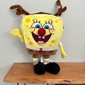 Spongbob Squarepants Free Standing Christmas 16" Rudolph Reindeer Plush